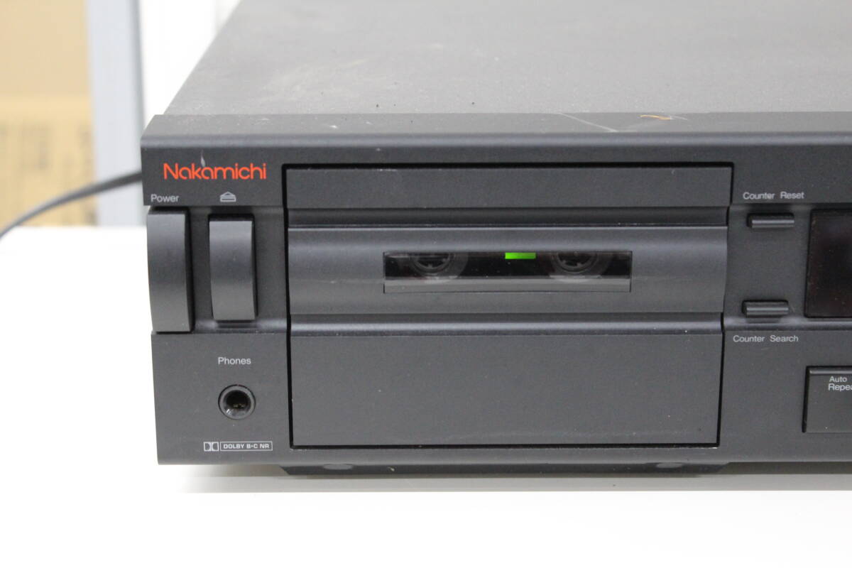  electrification verification Nakamichi Nakamichi cassette deck 2 retro antique player super-discount 1 jpy start 