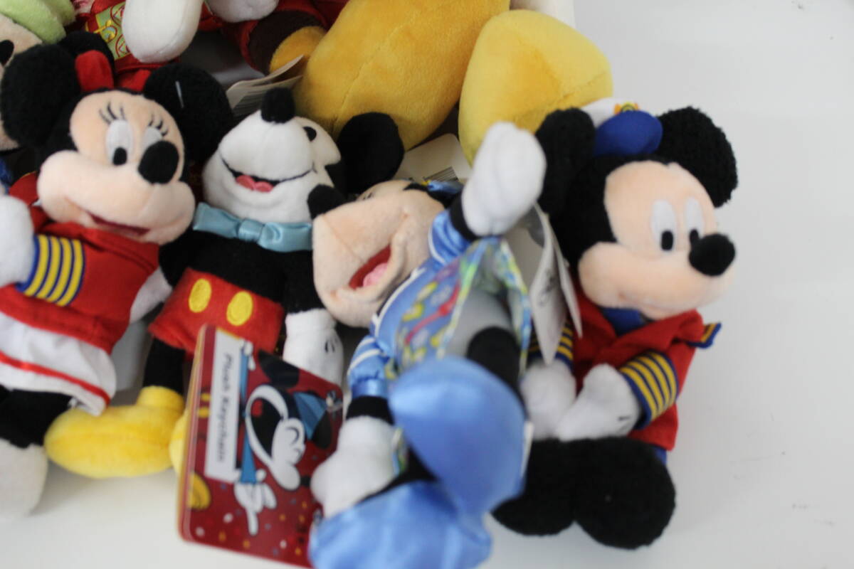  storage goods Disney Land mascot key holder soft toy etc. Mickey minnie Chan collection other large amount super-discount 1 jpy start 