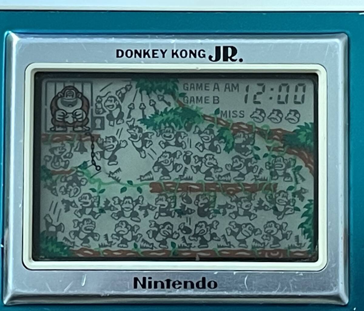 ［希少］Nintendo 任天堂 GAME WATCH ゲームウォッチ DONKEYKONG JR ドンキーコングJr. ドンキーコングジュニア　動作確認済み_画像8