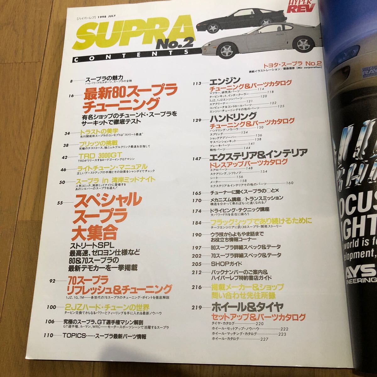  Hyper Rev Supra Toyota украшать тщательный гид тюнинг Vol 29