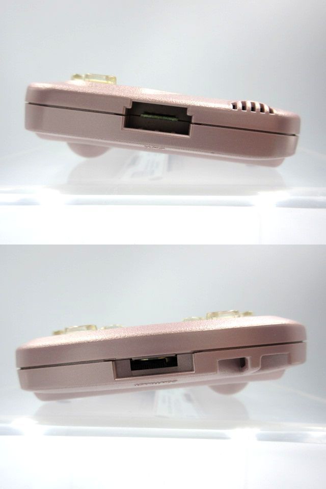 #[ electrification * simple operation verification settled ] BANDAI Bandai WonderSwan color pearl pink WSC-001 game machine body box attaching antique 