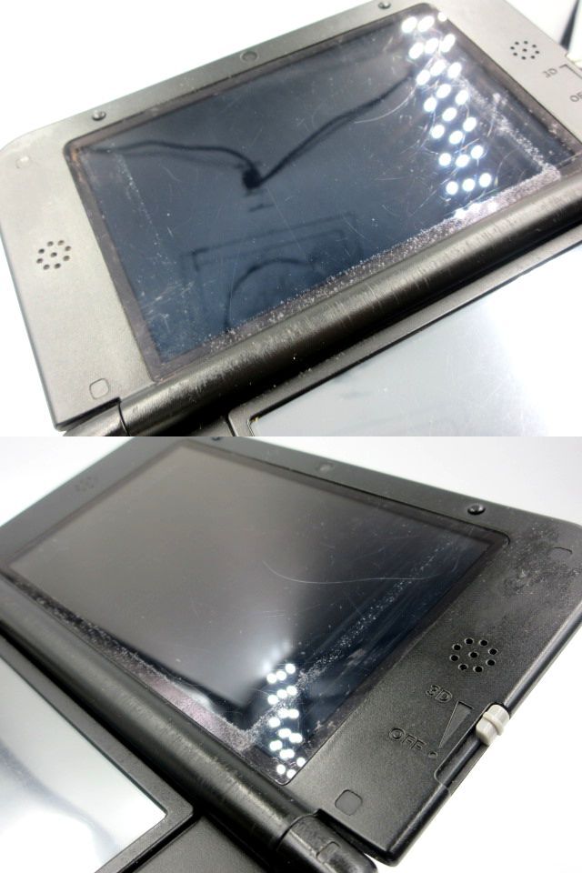 ■【ジャンク品】 Nintendo 任天堂 ニンテンドー 3DSLL 本体 ポケットモンスターX ゼルネアス イベルタル ブルー SPR-001 ハード ゲーム機_画像9