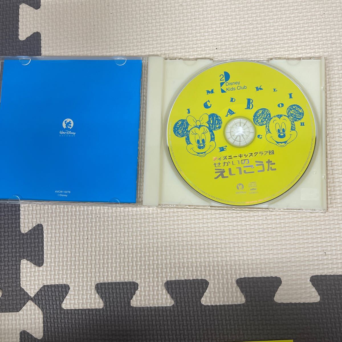 ● せかいのえいごうた ディズニーキッズクラブ 30曲収録 ディズニー English music CD 中古品 ●_画像4