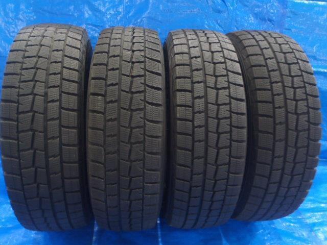 【宮城 塩釜発】中古 スタッドレスタイヤセット 4本 ダンロップ WNTER MAXX WM01 185/70R14 2018年製 ※個人住所宛発送不可、その他は可_画像2