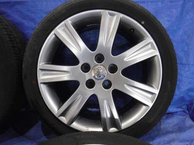 【宮城 塩釜発】中古 タイヤ・アルミホイールセット 4本 純正品 225/45R18 7.5J PCD114.3 オフセット+38 ※個人宛発送不可_画像4