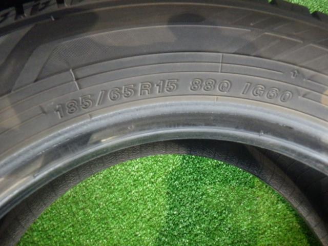 【青森発】中古 YOKOHAMA スタッドレス 冬 タイヤ iG60 185/65R15 4本 2017年製＜個人あて発送不可商品＞_画像4