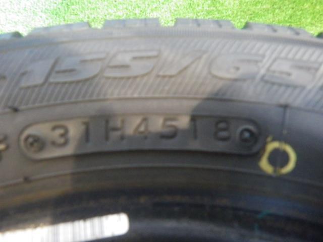 【青森発】中古 TOYO スタッドレス 冬 タイヤ GARIT GIZ 155/65R13 4本 2018年製＜個人あて発送不可商品＞_画像5