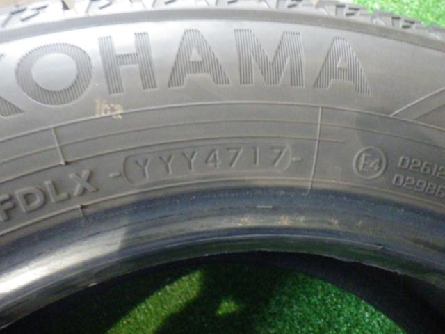 【青森発】中古 YOKOHAMA スタッドレス 冬 タイヤ iG60 185/65R15 4本 2017年製＜個人あて発送不可商品＞_画像5