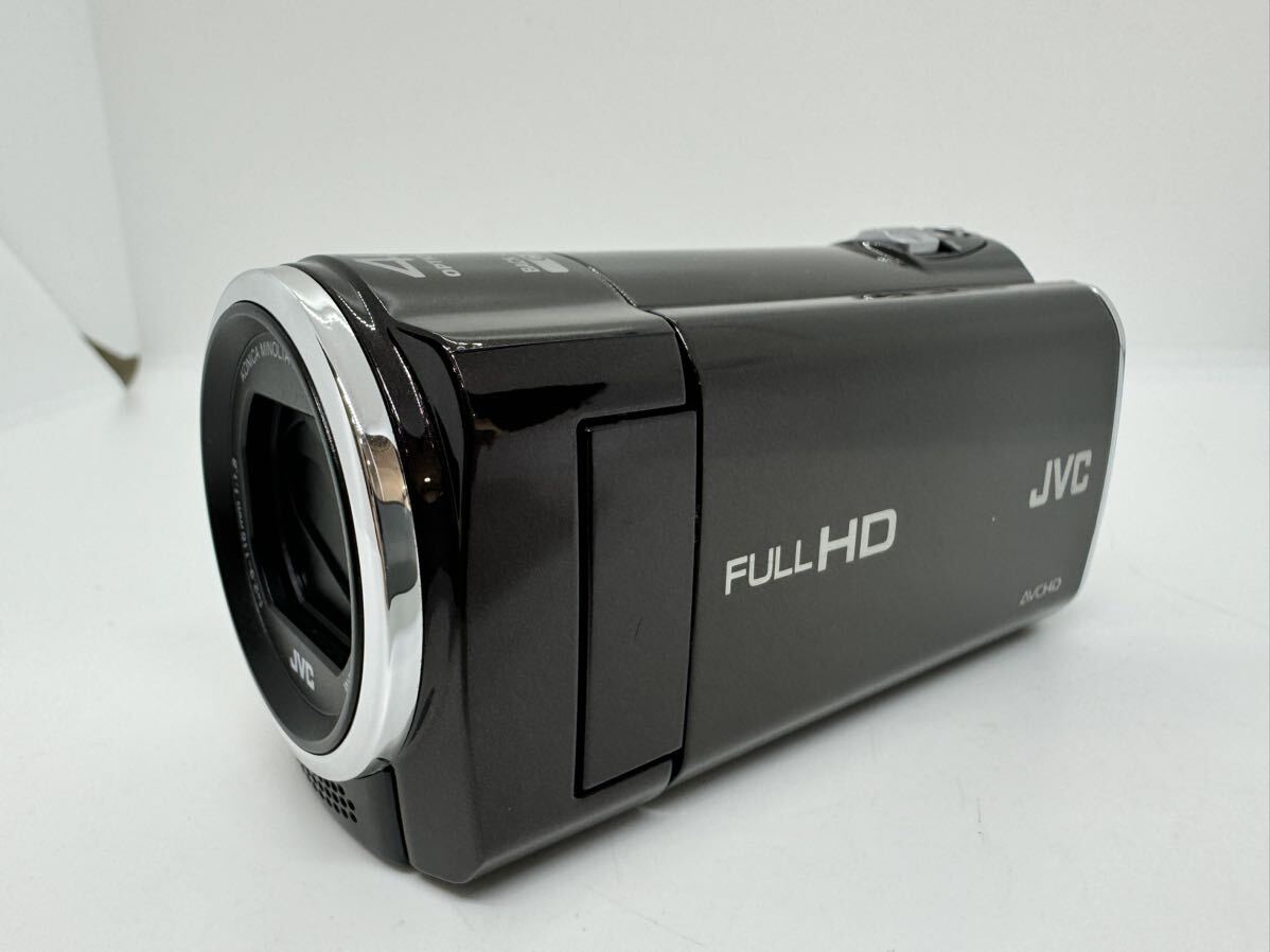 JVCケンウッド Victor Everio GZ-E50 ビクター エブリオ ブラウン FHD ビデオカメラ GZ-E50-T 通電確認済_画像1
