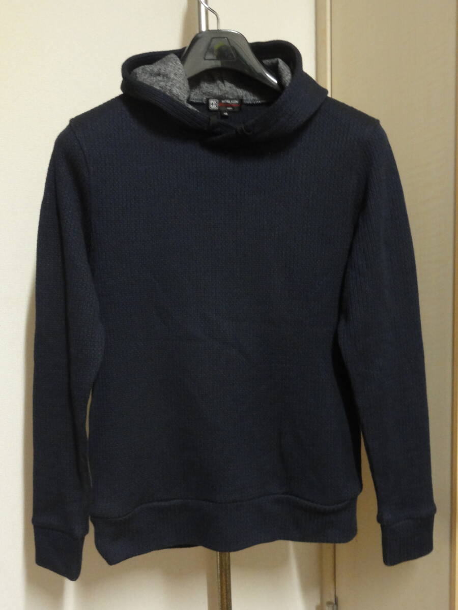  cheap rare *MK MICHEL KLEIN HOMME( Michel Klein )*. color ground * stylish same color stripe manner weave pattern entering * high class pull over Parker 46 M rank 
