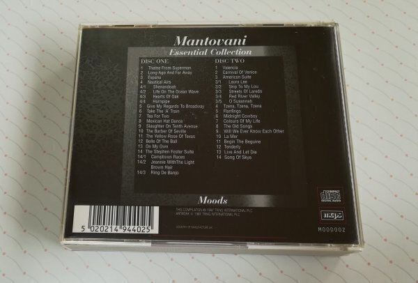 MANTOVANI ESSENTIAL COLLECTION マントヴァーニ エッセンシャル・コレクション UK盤 2CD 97年盤　　3-0462_画像2