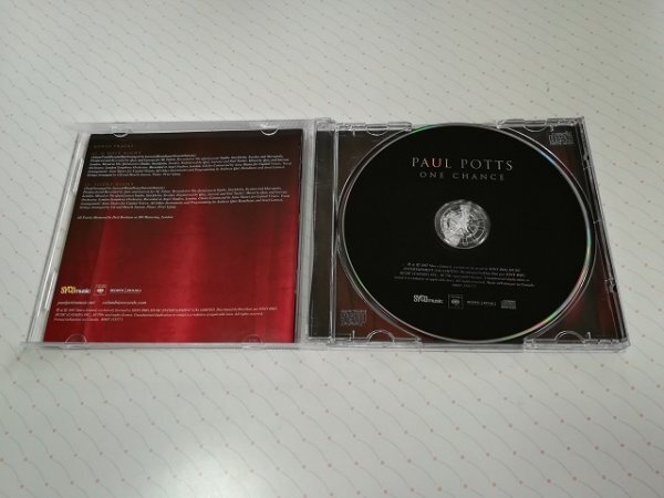 PAUL POTTS ポール・ポッツ - ONE CHANCE 輸入盤 CD　　4-0191_画像3