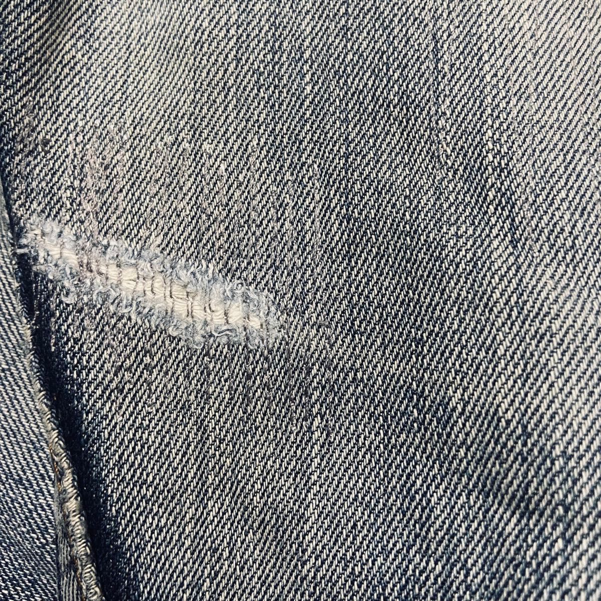 リーバイス517ブーツカットLEVI'Sベルボトムw34ビンテージ風加工グランジ