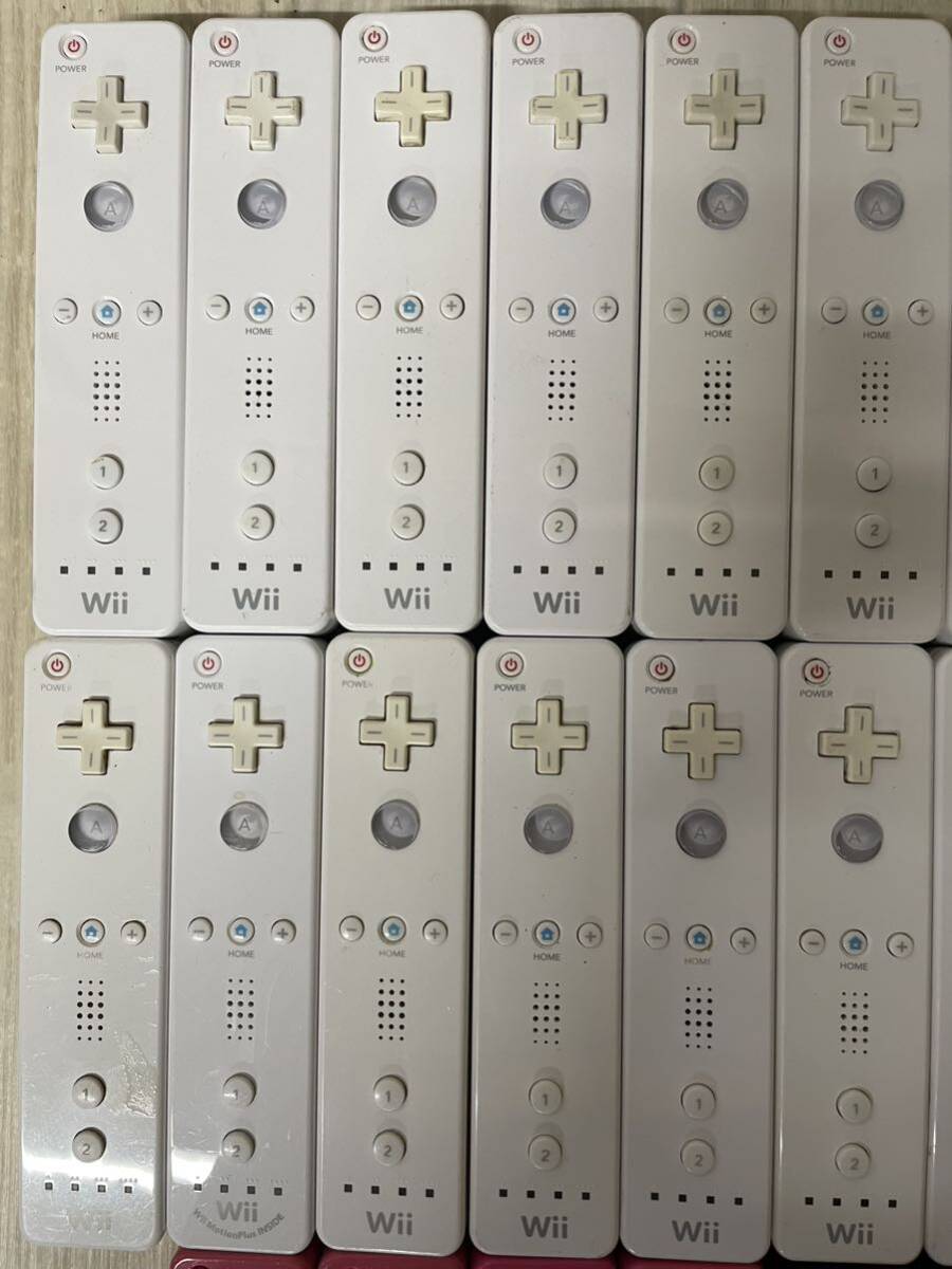 Nintendo 任天堂 Wii リモコン RVL-003 RVL-036 50本 大量 まとめて 動作未確認の画像2