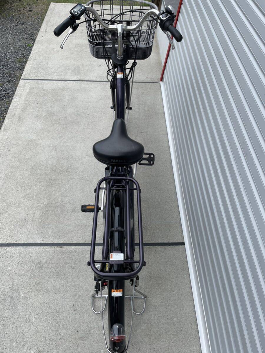ヤマハPAS with 電動自転車 XOUV-0001 26インチ 12.3AH 充電器付 3段 LED 走行確認_画像7