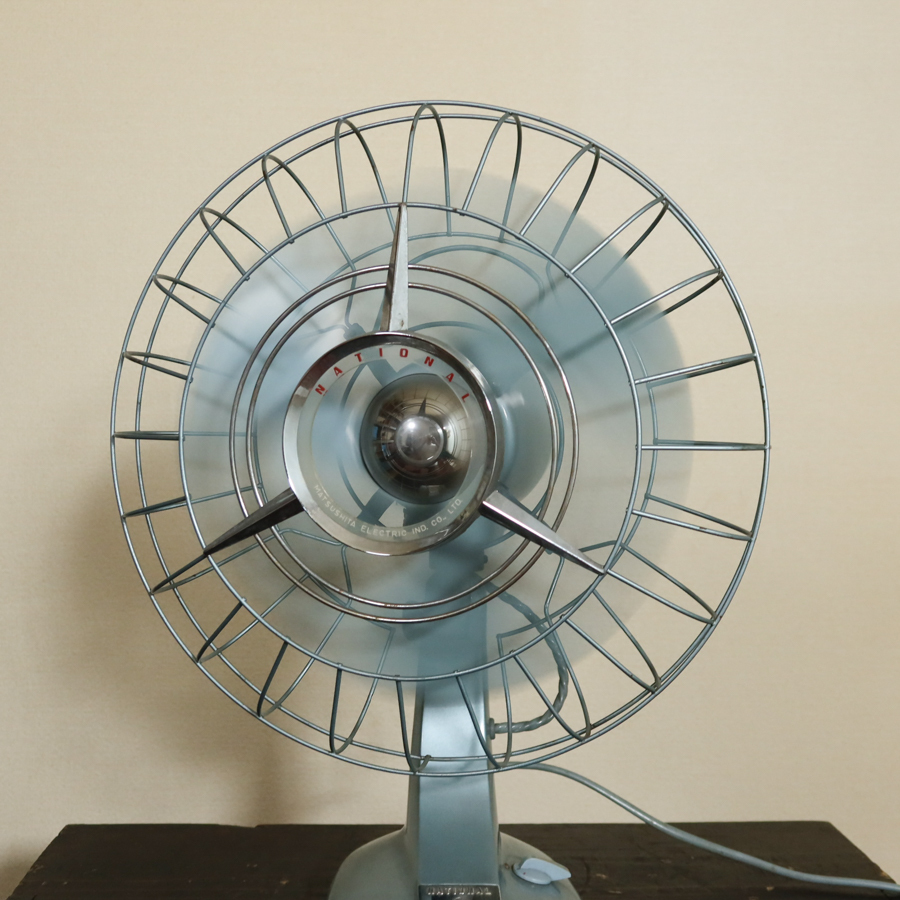 ナショナル 扇風機 National Electric Fan TYPE M6-C 動作確認済み 高さ49cm NATIONAL エレクトリック ファン 昭和レトロ アンティークの画像7