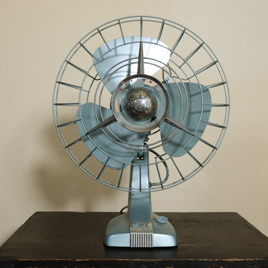 ナショナル 扇風機 National Electric Fan TYPE M6-C 動作確認済み 高さ49cm NATIONAL エレクトリック ファン 昭和レトロ アンティークの画像1