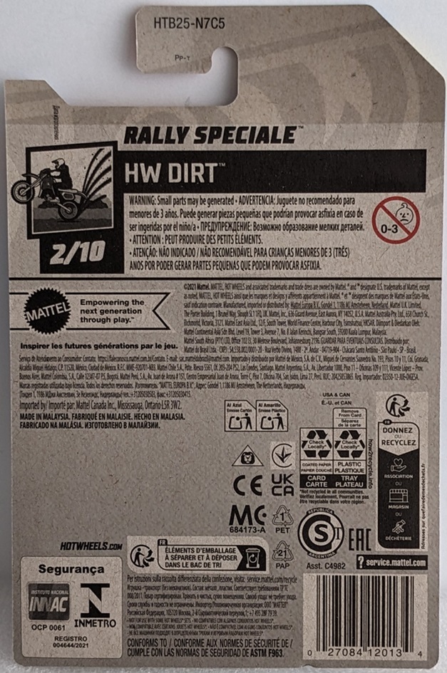 2024 #179 ホットウィール Rally Speciale ラリー スペチアーレ Hot Wheels HW Dirt 2/10 NEW 日本未発売_画像3