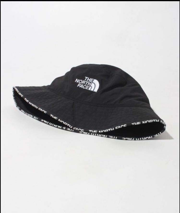 新品帽子 S/Mサイズハット THE NORTH FACE/ザノースフェイスCypress Bucket Hat(サイプレスバケットハット)黒ブラックキャップ レディース_画像1