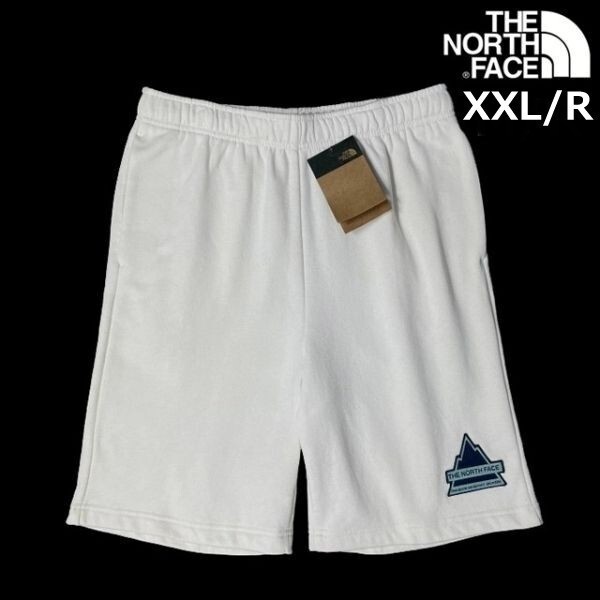 1円～!売切!【正規新品】THE NORTH FACE TNF NOV SHORT ショートパンツ スウェット US限定 ワッペン 1966 アウトドア(XXL/R)白190110-23_画像1