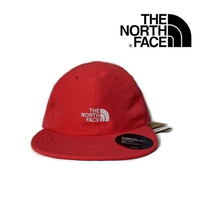 1円～!売切!【正規新品】THE NORTH FACE◆CLASS V BALLCAP 帽子 キャップ US限定 ロゴ刺繍 男女兼用 ナイロン キャンプ(OS)赤 180623-5_画像1