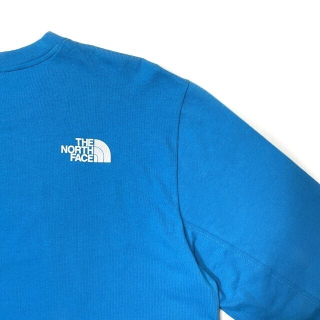 1 jpy ~! selling up![ regular new goods ]THE NORTH FACE*L/S COORDINATES TEE long sleeve T shirt long T US limitation solid Logo fine quality outdoor (XXL) blue 180902-5