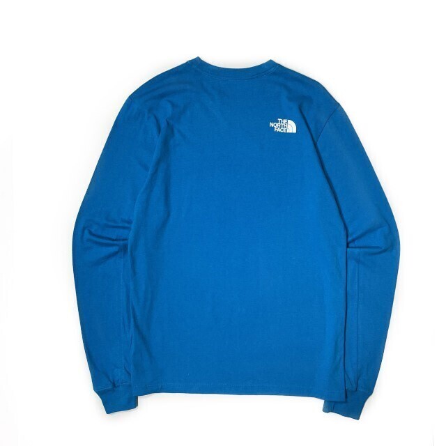 1 jpy ~! selling up![ regular new goods ]THE NORTH FACE*L/S COORDINATES TEE long sleeve T shirt long T US limitation solid Logo fine quality outdoor (XXL) blue 180902-5