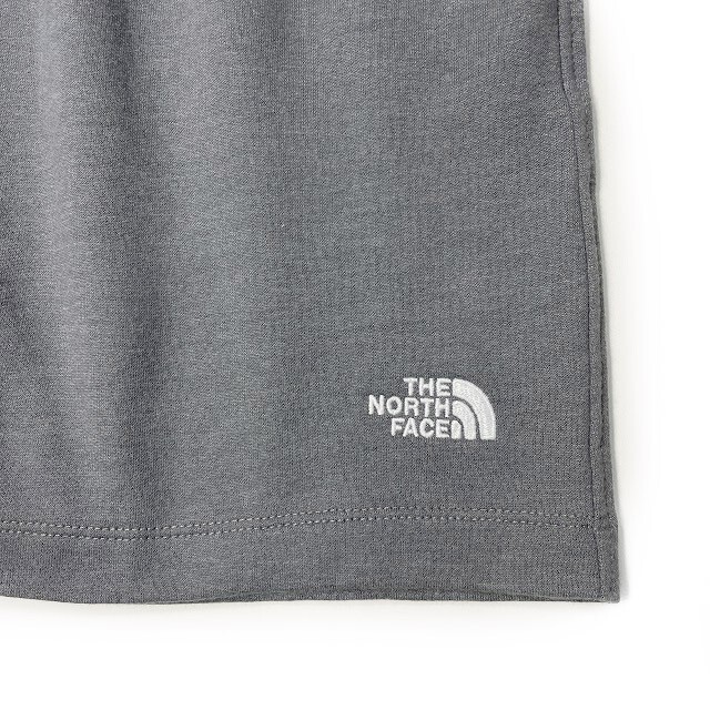 1円～!売切!【正規新品】THE NORTH FACE◆SIMPLE LOGO FLEECE SHORT ショートパンツ US限定 ロゴ刺繍 アウトドア 登山(M)グレー 190110-5_画像4