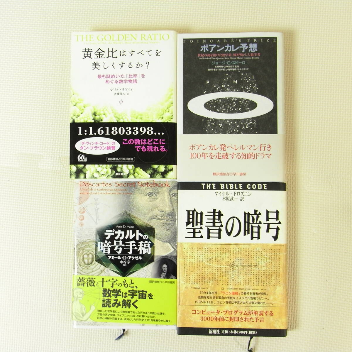 数学 宇宙 関連本 28冊セット テレポーテーション 素数 デカルト タイムマシン フェルマー 最終定理 ケプラー 黄金比 聖書 暗号 ポアンカレ_画像2