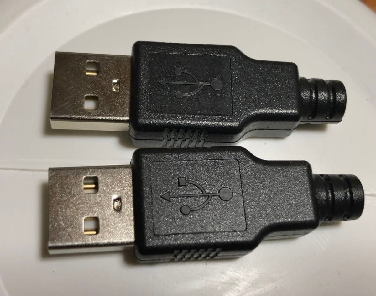 ②USB-Aタイプのターミネーター　ノイズフィルタ　2個セット