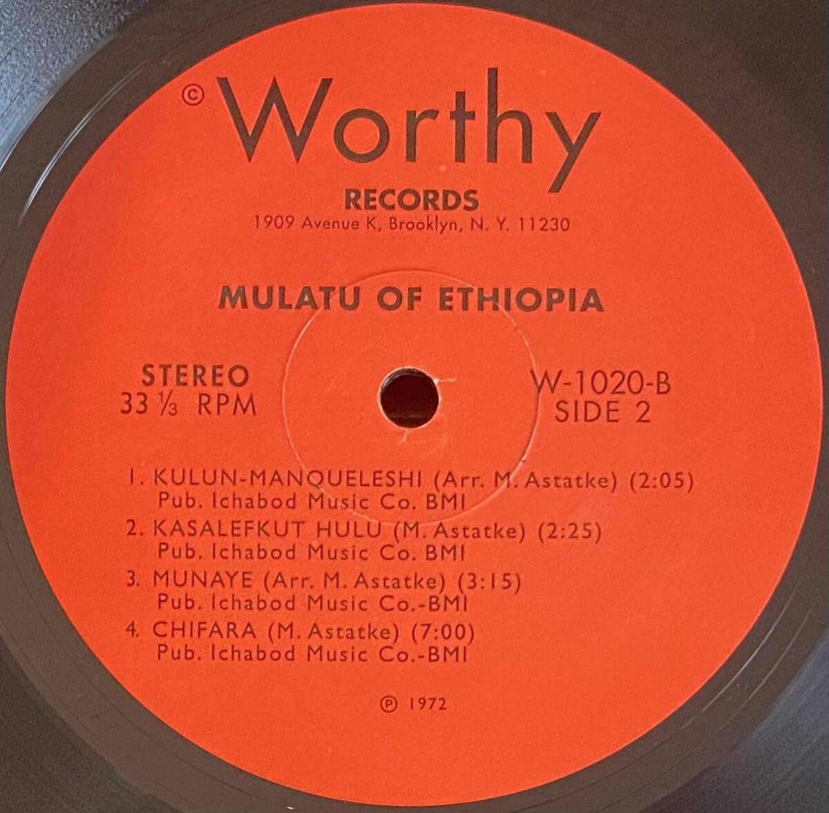 エキゾ・エチオピア・エチオ・ジャズ最高傑作！ Mulatu Astatke - Mulatu Of Ethiopia / Worthy Records - W-1020の画像4