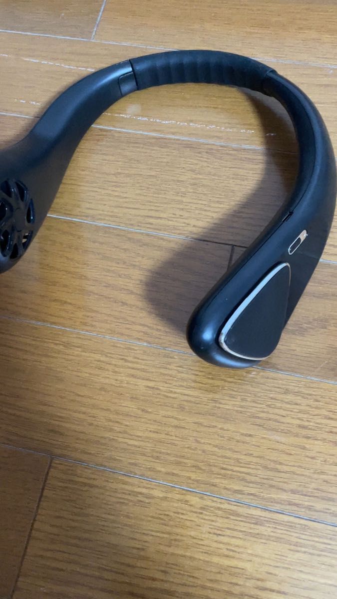 Perffi ネッククーラー 羽根なし ネックファン 首掛け扇風機 USB充電式 6000mAh 3段階 ブラック