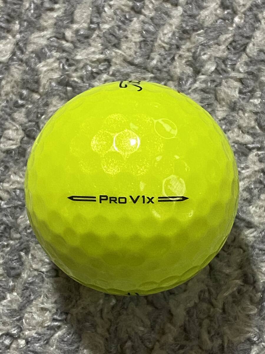 【最新①】2023年モデル！■Titleist（タイトリスト） NEW PRO V1x BALL（ニュー プロ V1x ボール）／イエロー／日本正規品■〔2ダース〕の画像6