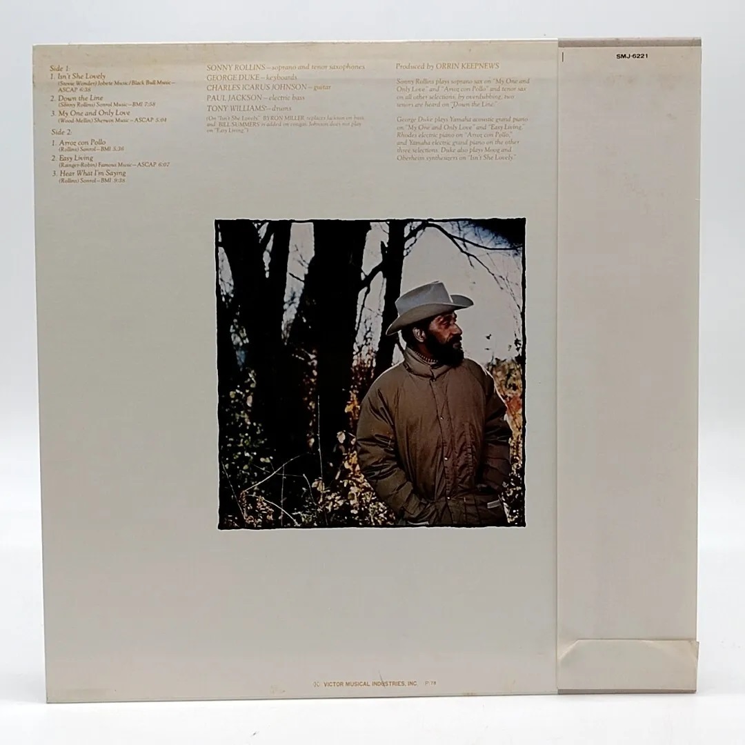 LP　Sonny Rollins/Easy Living/Milestone SMJ-6221_画像3