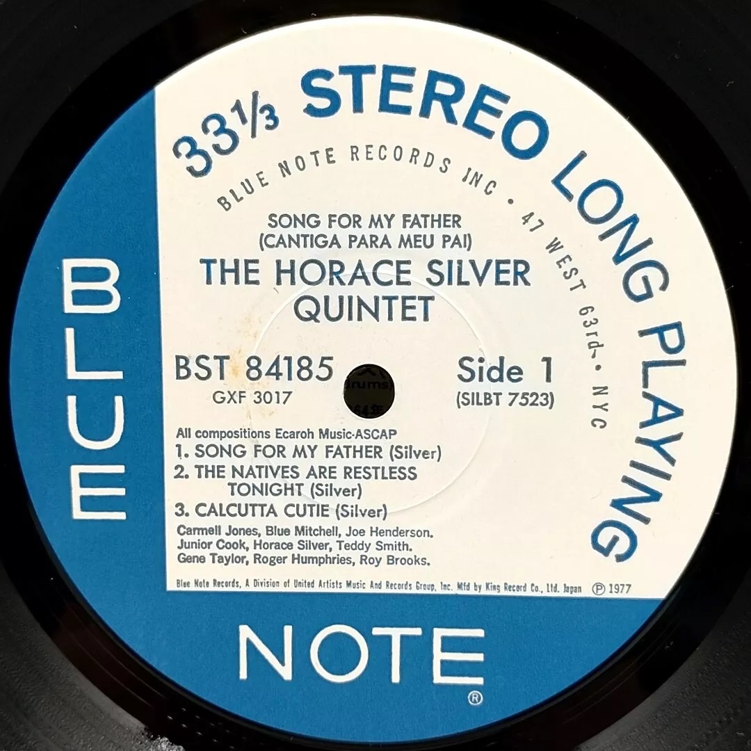 LP　HORACE SILVER/SONG FOR MY FATHER/BLUE NOTE GXF3017_画像6