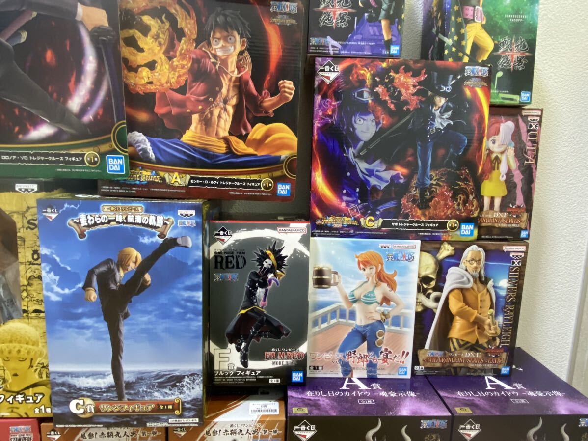 ワンピース一番くじ等フィギュア 未開封 大量21体 まとめ売り ONE PIECE DXF ルフィ サンジ ゾロ ウソップ ロー カイドウ おでん らいぞう_画像5