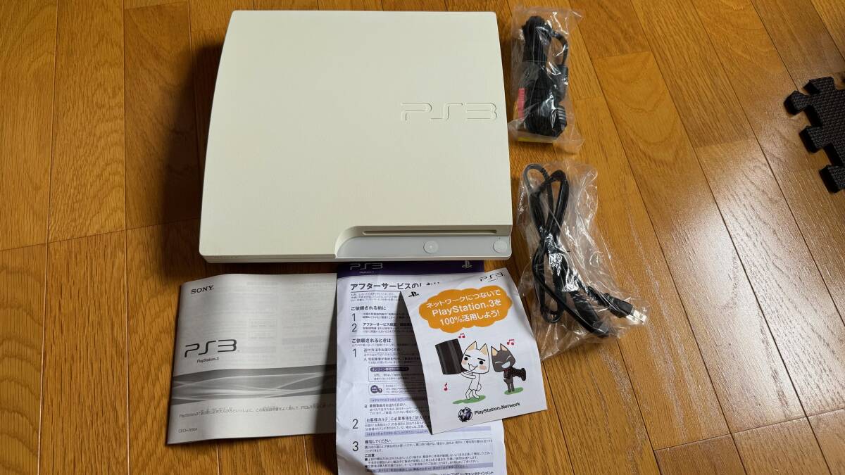 【ジャンク品】PS3本体 CECH-3000A ホワイト 160GB / PlayStation3_画像1