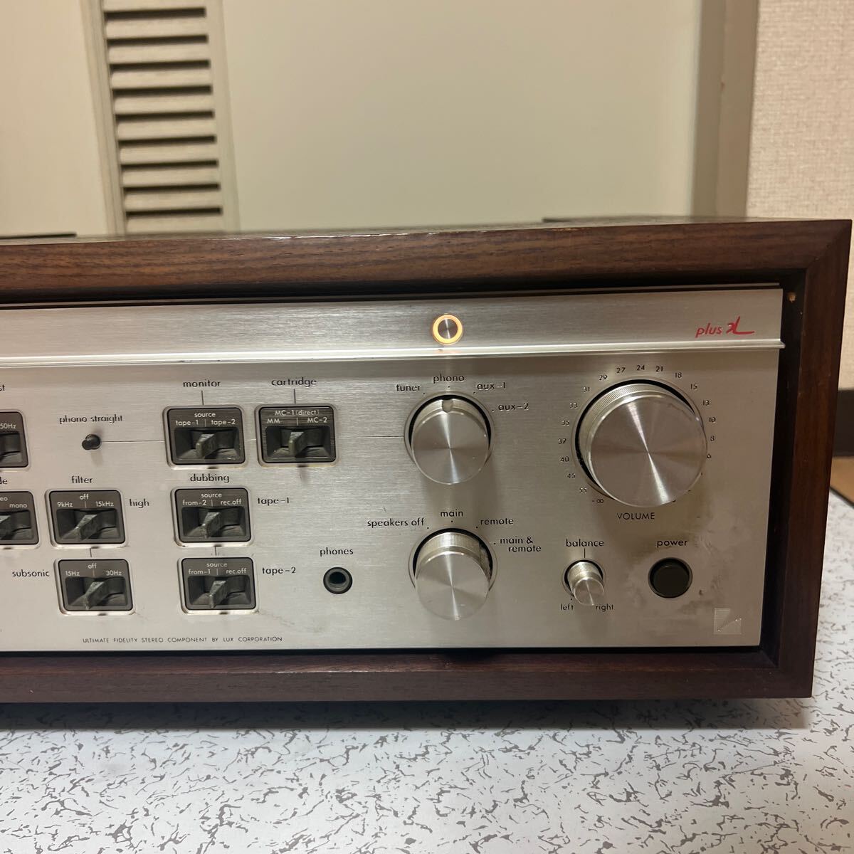 LUXMAN ラックスマン プリメインアンプ L-68A _画像4