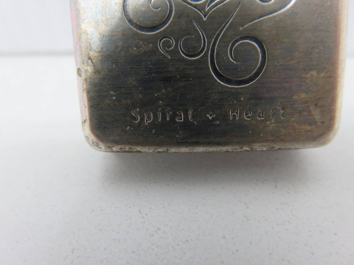 ジッポ　オイルライター　スパイラルハート　スリム　Bradford.Pa. Made In U.S.A Zippo_画像3