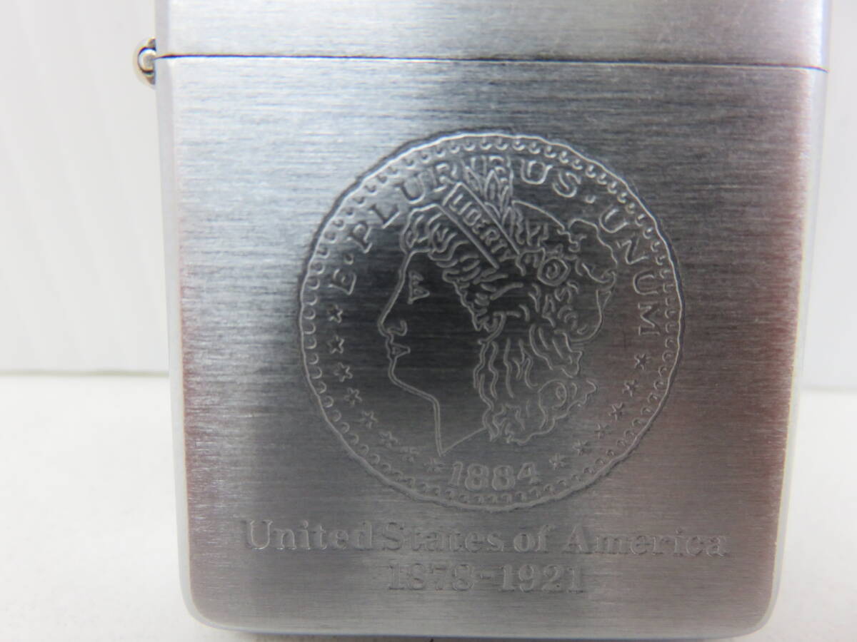 ジッポ　オイルライター　E・PLURIBUS・UNUM　United　States　Of　America　1878－1921　BRADFORD.PA.　Zippo_画像2