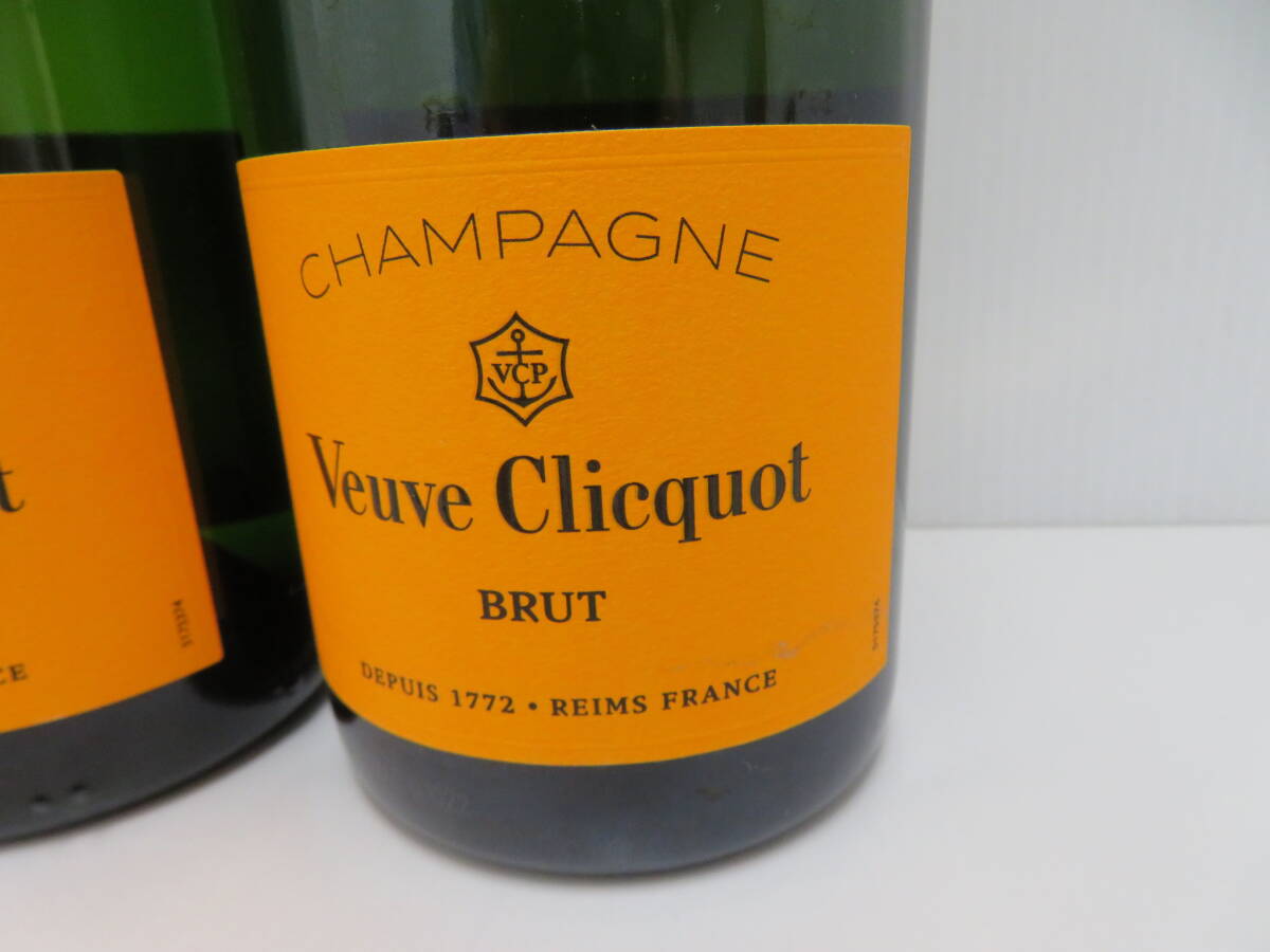 ヴーヴ　クリコ　ポンサルダン　イエローラベル　ブリュット　シャンパン　2本セット　未開栓　750ｍｌ　12.5％　Veuve Clicquot Ponsardin_画像6