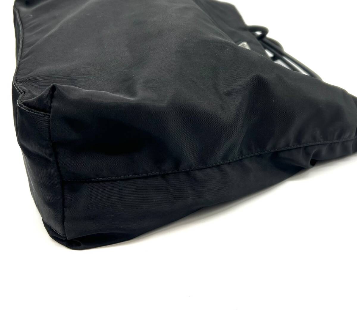 ■PRADA プラダ ナイロン トート バッグ ブラック 黒 ショルダー 肩掛け ハンドバッグ 大容量 現状品の画像4