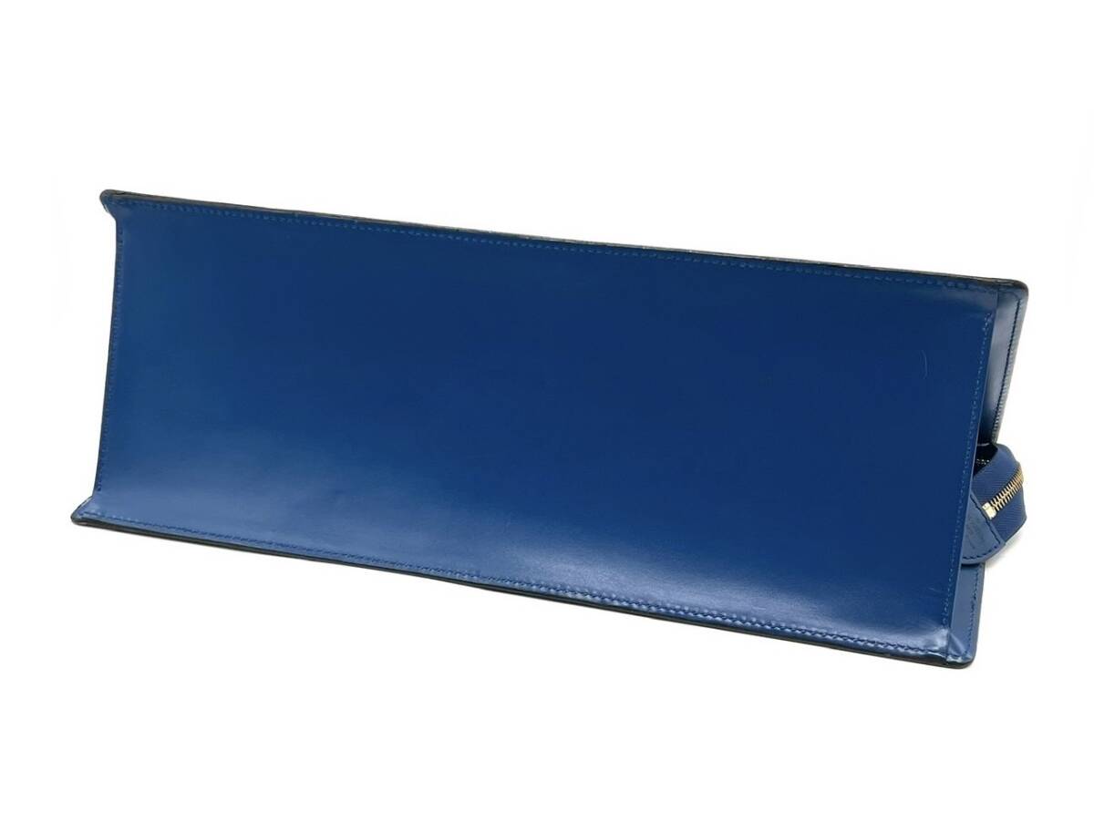 ■【美品】LOUIS VUITTON ルイヴィトン M52095 エピ サック トリアングル ハンドバッグ トート レディース トレドブルー ブルー 青_画像6