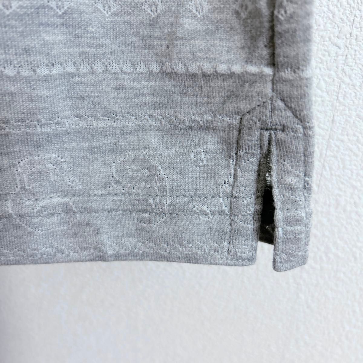 pm516.18 TK MIXPICE タケオキクチ 薄手 半袖ポロシャツ ウェア 夏服 メンズ 紳士 グレー 