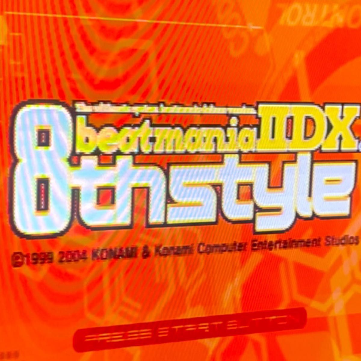 【PS2】 beatmania II DX 8th style ビートマニア　ビーマニ