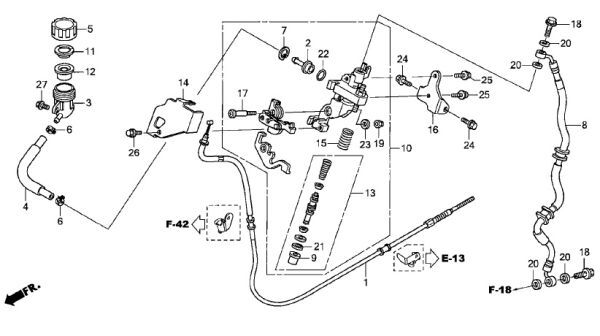 JF56 純正 F キャリパー シール PCX125 フロント ブレーキ ピストン シール セット KF18 PCX150 ダストシール pcx .ge2.mz2x2_JF56 F-5-10