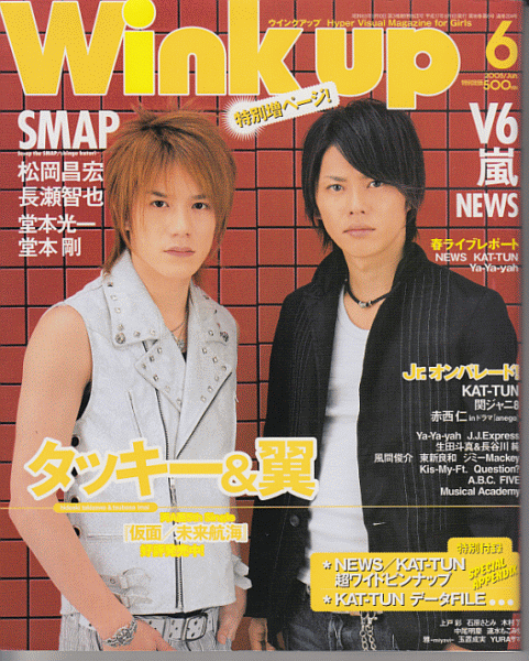 Wink up 2005年6月号 滝沢秀明/今井翼/KAT-TUN/NEWS/嵐/V6/KinKi Kids/香取慎吾/松岡昌宏/長瀬智也/関ジャニ8/Kis-My-Ft2/ジャニーズJr_画像1