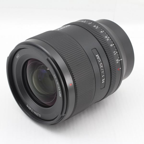 ケース付き。★新品級★ SONY ソニー FE 35mm F1.4 GM [SEL35F14GM]_画像2