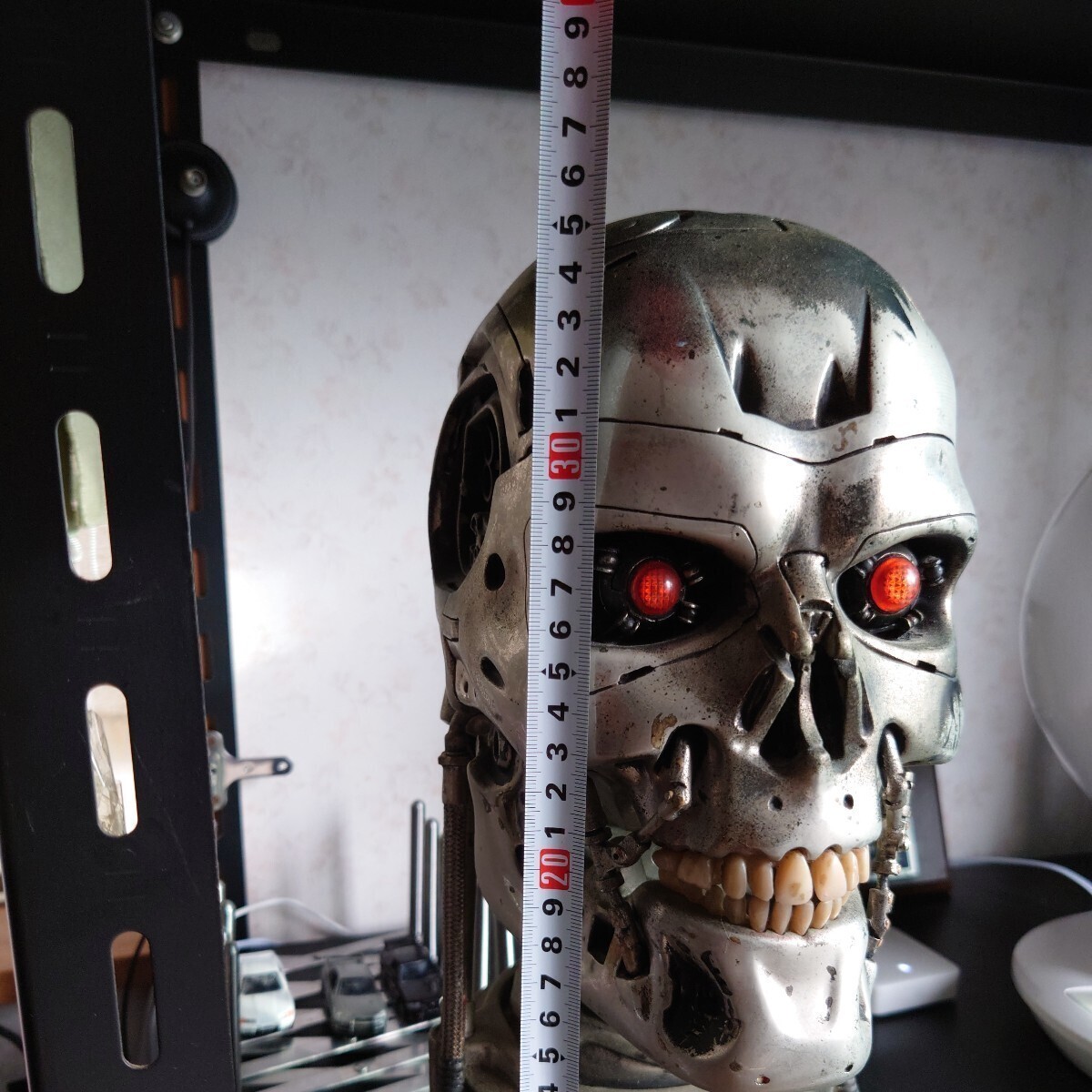 HollywoodColectorsGallery 1/1 Terminator T2 end skeru повреждение VERSION металлический высота 36cm 25 год передний покупка 
