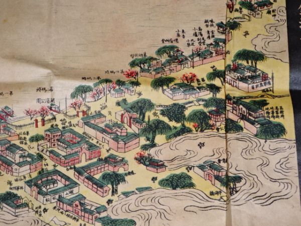 013 古地図　西湖全図　（中国杭州）　刊記なし_画像3